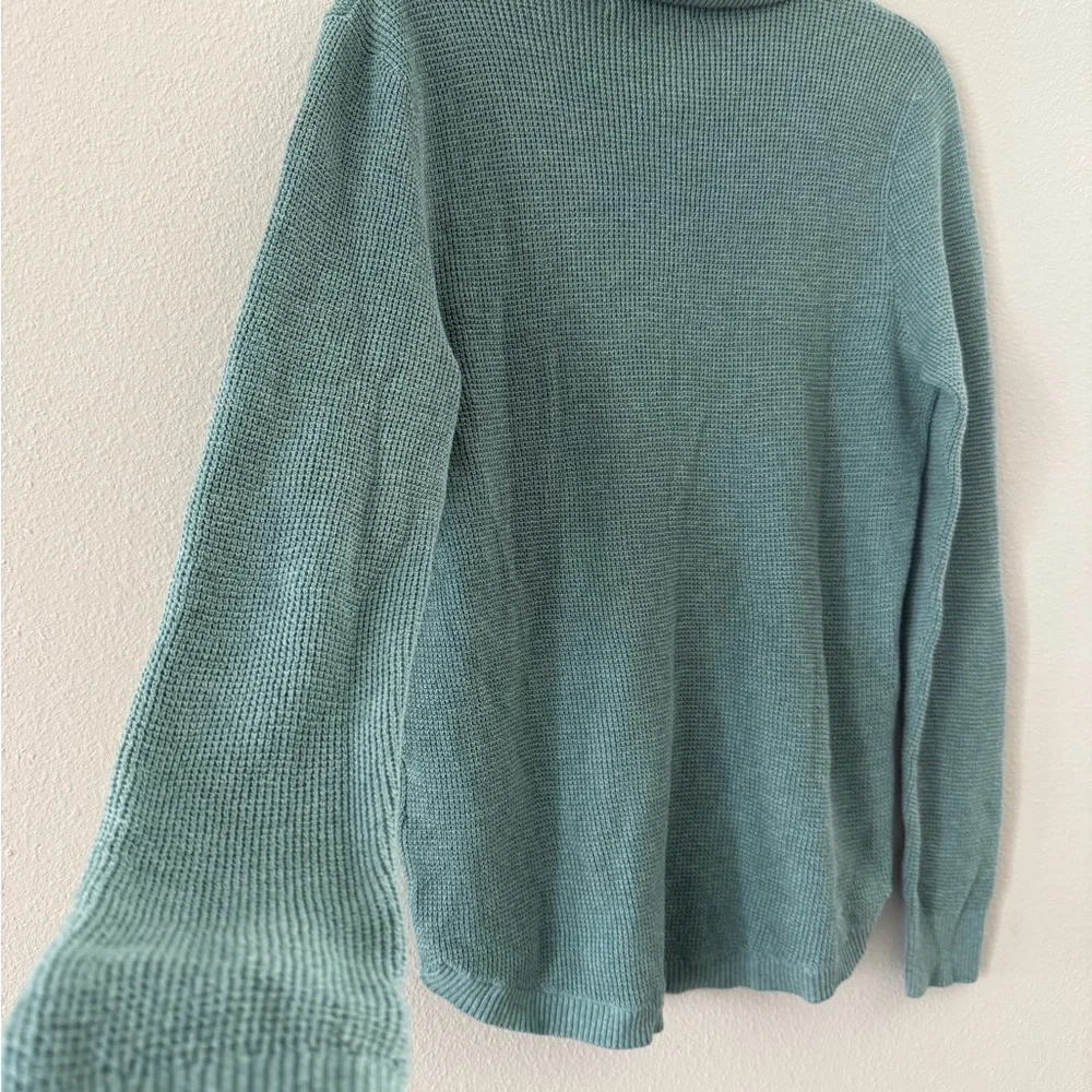 Ralph Lauren Teal Cowl Neck Sweater - Picture 6 of 6